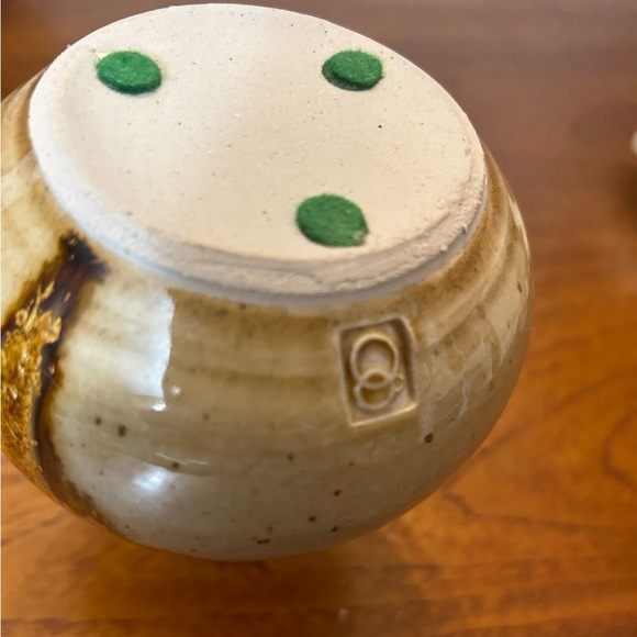 •EUC• Vintage Studio Pottery Onion Vase/Stem Vase/Bud Vase - Picture 6 of 8